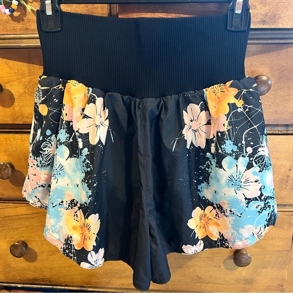 Free People FP Movement Carpe Diem Printed Short in Hot Court Splatter Sz SM NWT - Picture 6 of 7